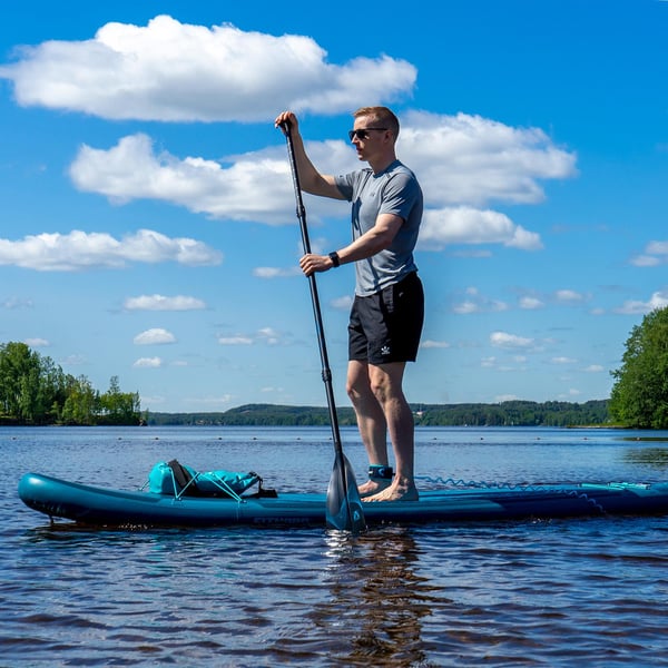 FitNord Aqua 330 SUP-lautasetti, petroli (kantavuus 150 kg, alumiinimela)