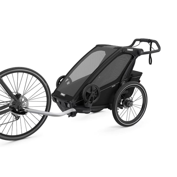 Lastenkuljetusperäkärry THULE Chariot Sport 1, Midnightblack