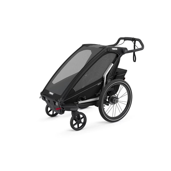 Lastenkuljetusperäkärry THULE Chariot Sport 1, Midnightblack