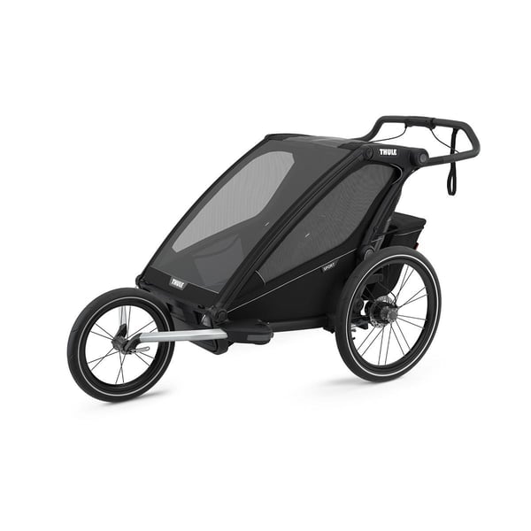 Lastenkuljetusperäkärry THULE Chariot Sport 2, Midnight black