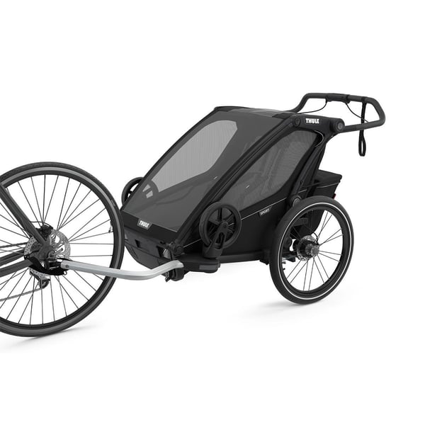 Lastenkuljetusperäkärry THULE Chariot Sport 2, Midnight black