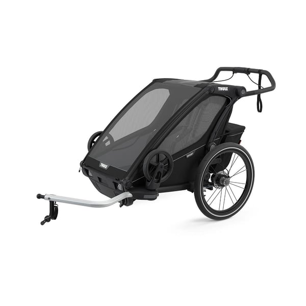 Lastenkuljetusperäkärry THULE Chariot Sport 2, Midnight black