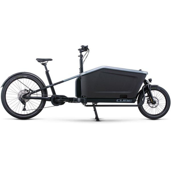 CUBE Cargo Sport Dual Hybrid 1000 cargopyörä flashgrey´n´black