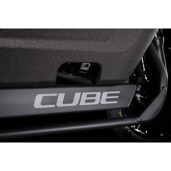 CUBE Cargo Sport Dual Hybrid 1000 cargopyörä flashgrey´n´black