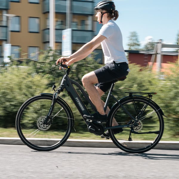 FitNord Ava 500 Sähköpyörä 2024, musta (612 Wh akku)