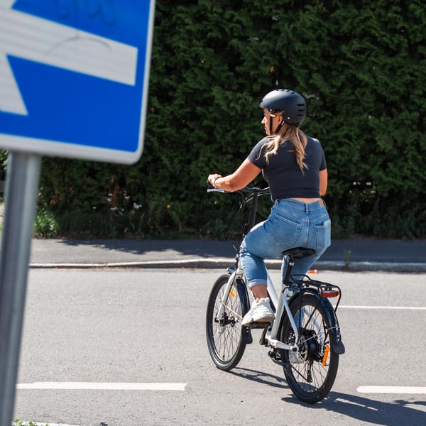 FitNord Ava Urban Jr. Sähköpyörä, valkoinen (360 Wh akku)