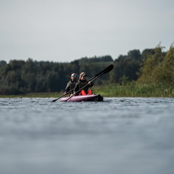 FitNord Seal Two ilmatäytteinen kajakki, tummanvihreä (2-istuttava)