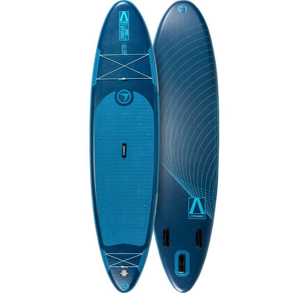 FitNord Aqua 330 SUP-lautasetti, petroli (kantavuus 150 kg, alumiinimela)