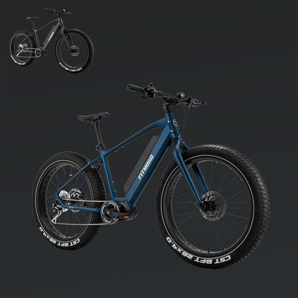 FitNord Rumble 500 Sähköfatbike 2024, sininen (720 Wh tehoakku)