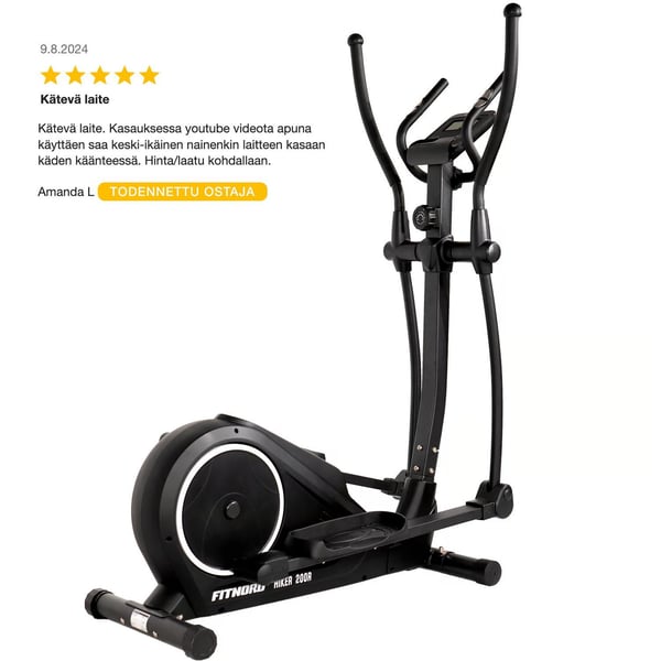 FitNord Hiker 200R Crosstrainer takavetoinen