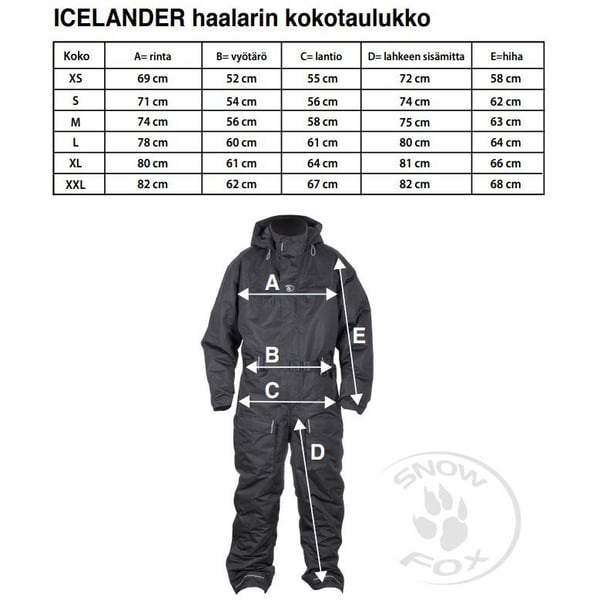 SnowFox Icelander Heat lämpöhaalari