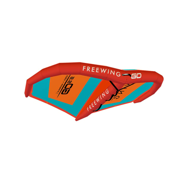 **OUTLET** Freewing Go 5.5M ilmatäytteinen siipi ikkunoilla (Oranssi/sininen)