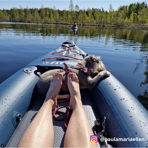 FitNord Seal One ilmatäytteinen kajakki, turkoosi  (1-istuttava)