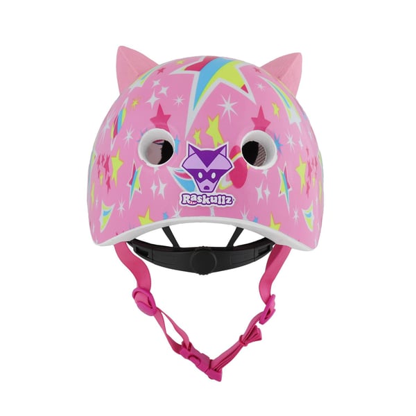 RASKULLZ Astro Cat FS pinkki lasten pyöräilykypärä 50-54