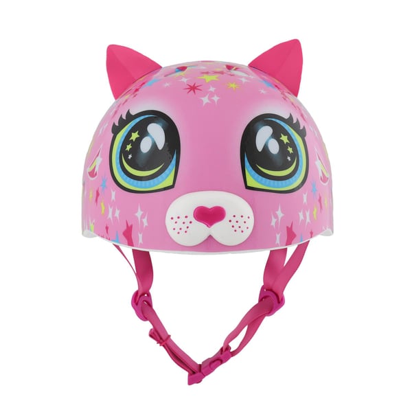 RASKULLZ Toddler Astro Cat FS Pinkki lasten pyöräilykypärä 48-52