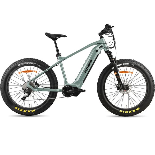 **OUTLET**FitNord Rumble 1000 Sähköfatbike joustokeulalla, (882 Wh tehoakku), minttu, 53cm, 2023 