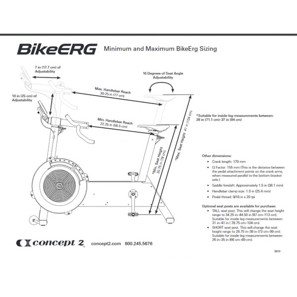 Concept2 BikeErg Kuntopyörä