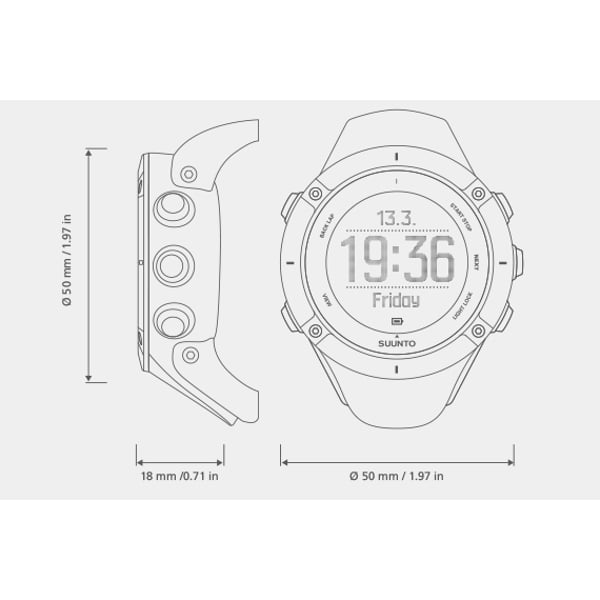 Suunto Ambit3 Peak Sapphire (HR) Urheilukello