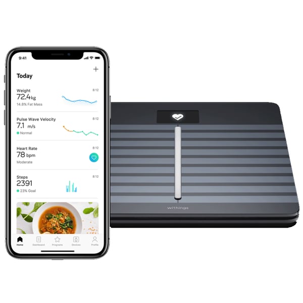 Withings Body Cardio V.2 Älyvaaka, musta