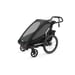 Lastenkuljetusperäkärry THULE Chariot Sport 1, Midnightblack