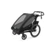 Lastenkuljetusperäkärry THULE Chariot Sport 2, Midnight black