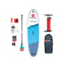 Red Paddle 10.6 Ride SUP-lautasetti, sininen